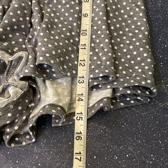 The Native One Women’s Gray Polka Dot Romper Sz M Keyholes Flutter Sleeve Soft - Picture 11 of 11